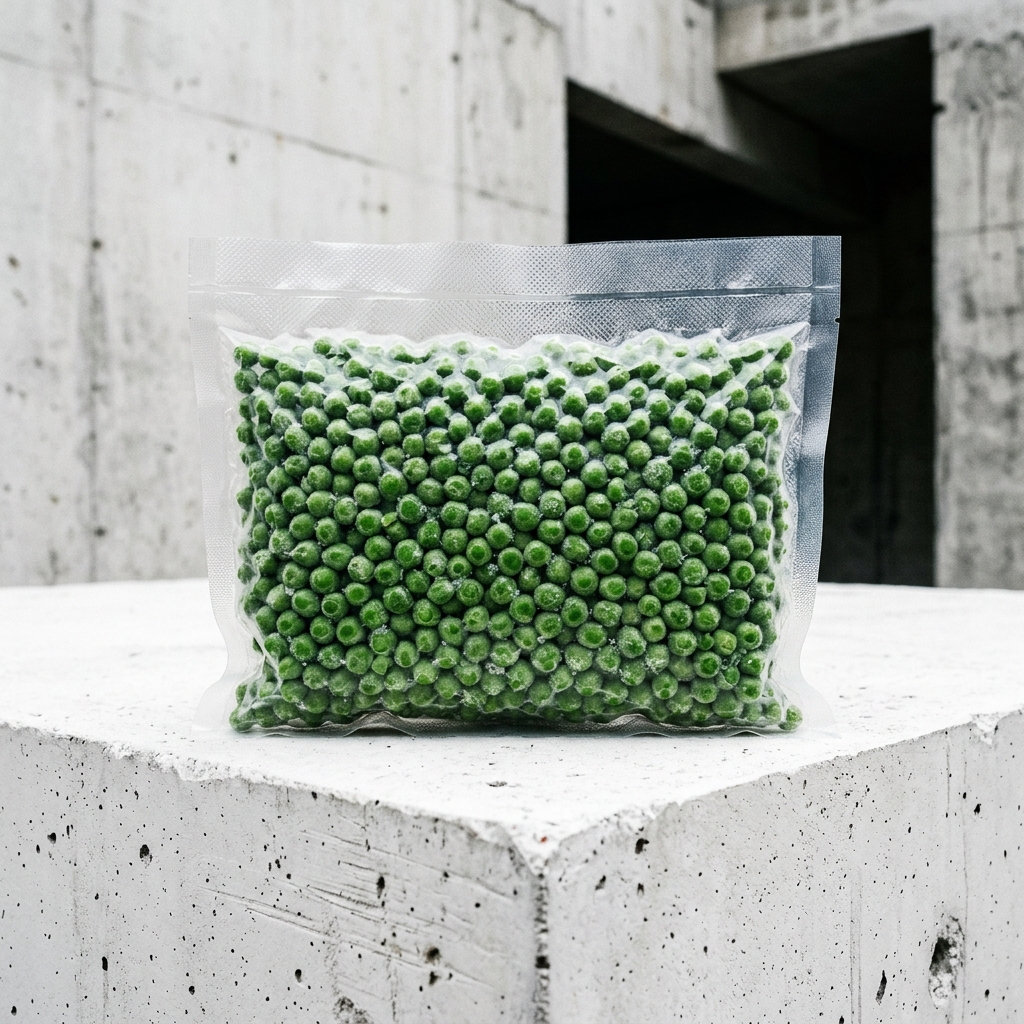 Heavy-duty vacuum sealed pouch for frozen meats
