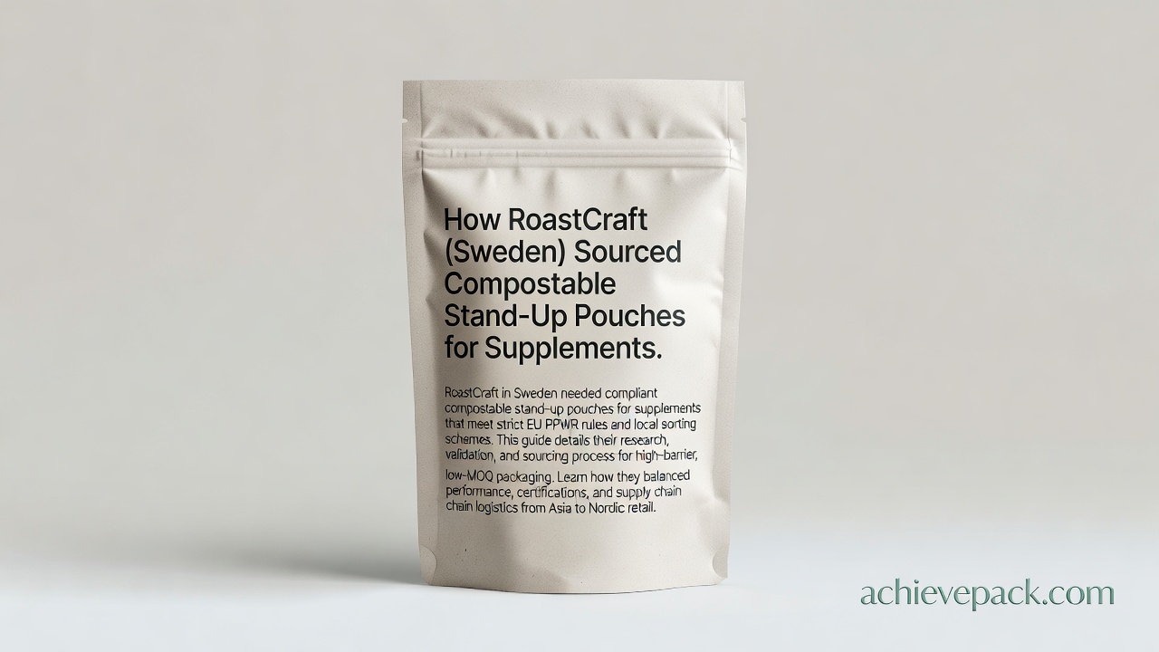 Custom Stand-Up Pouches From 500 Pcs