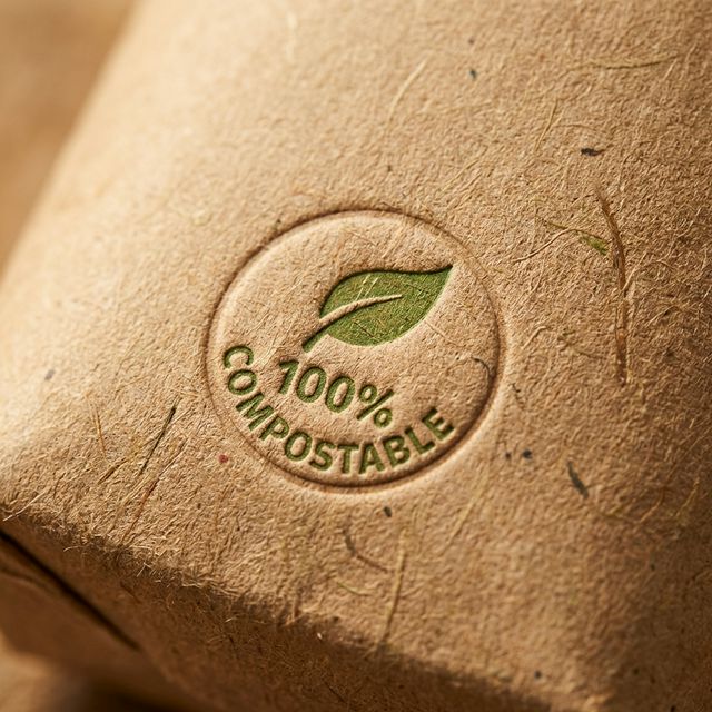 Compostable baby food puffs wafer packaging sachet