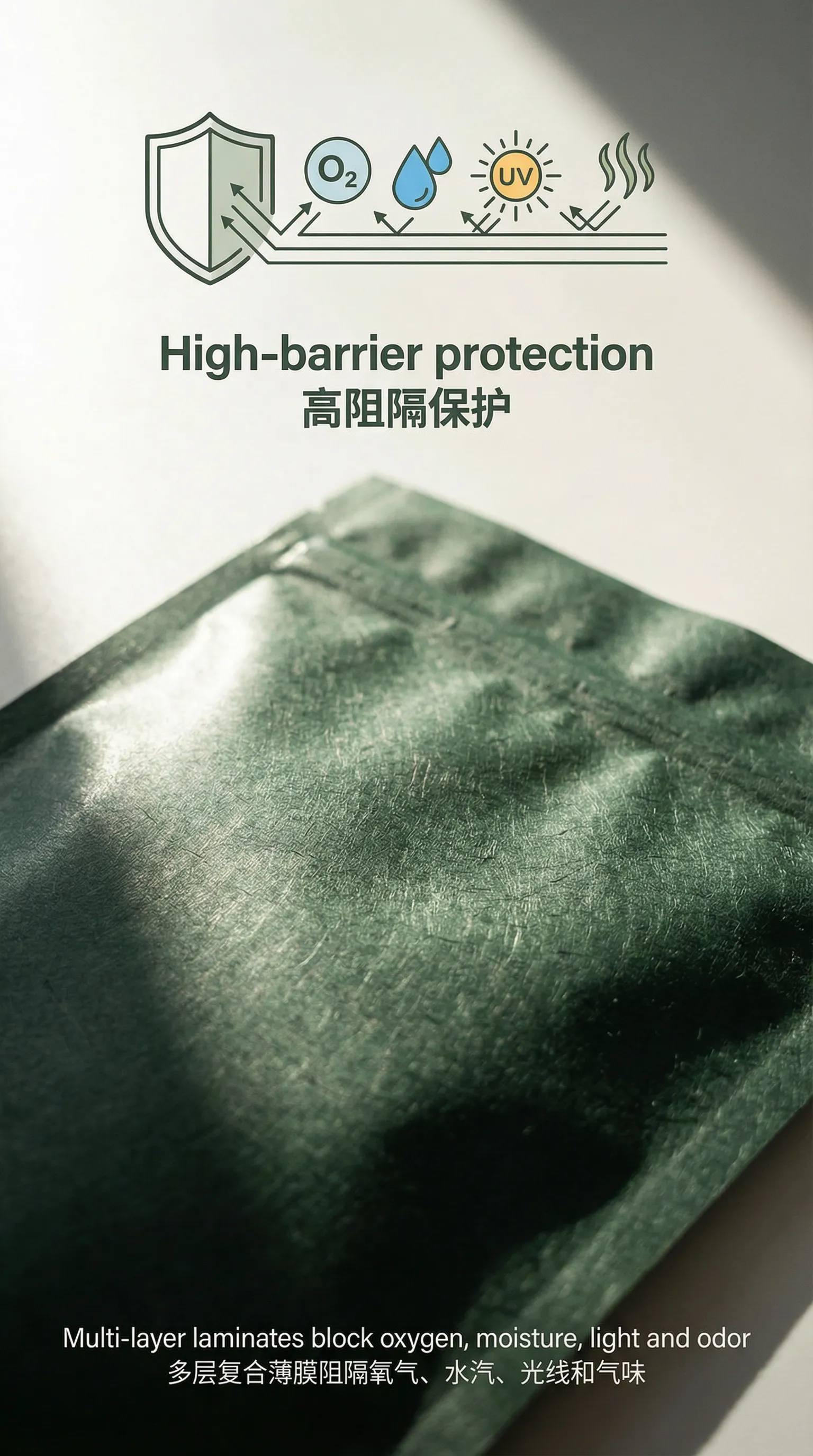 High Barrier Mylar Structure
