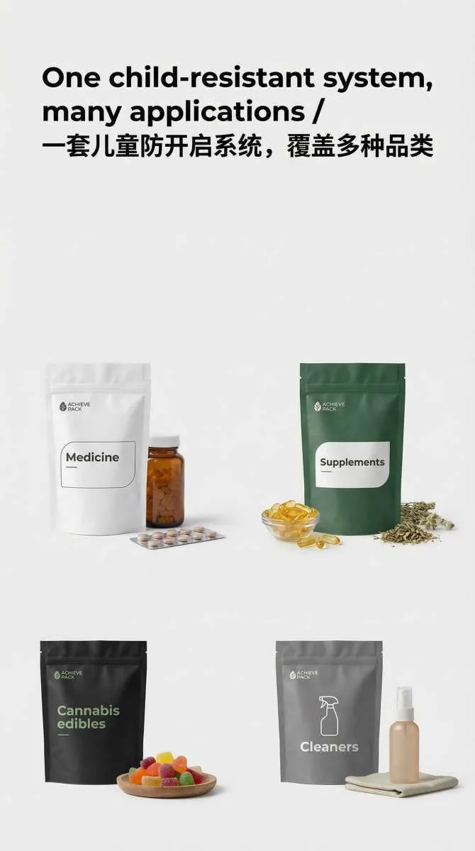Child-Resistant Bags Applications