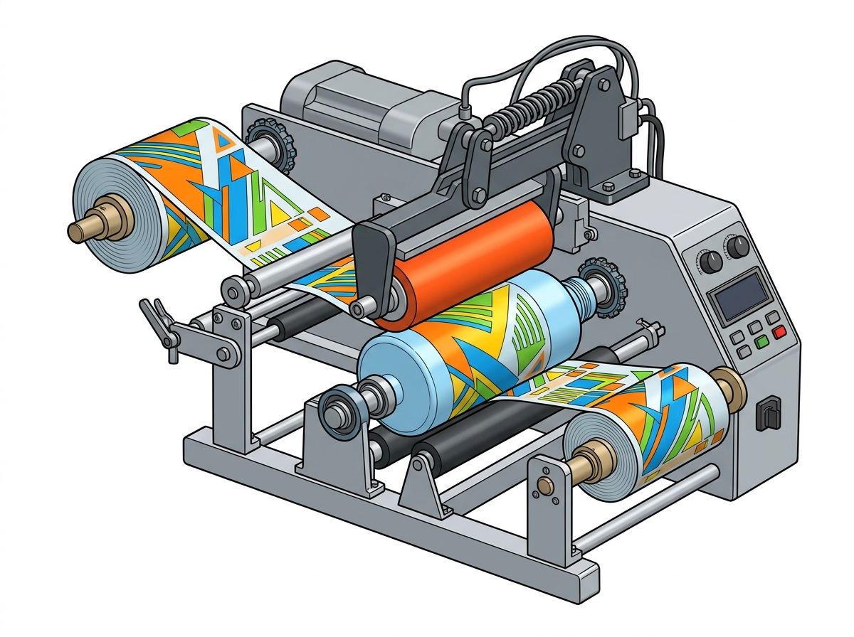 Heat Transfer Printing Machine Schematic