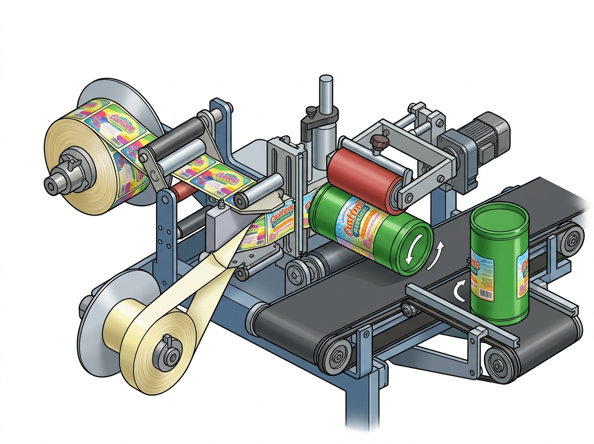 Sticker Labeling Machine
