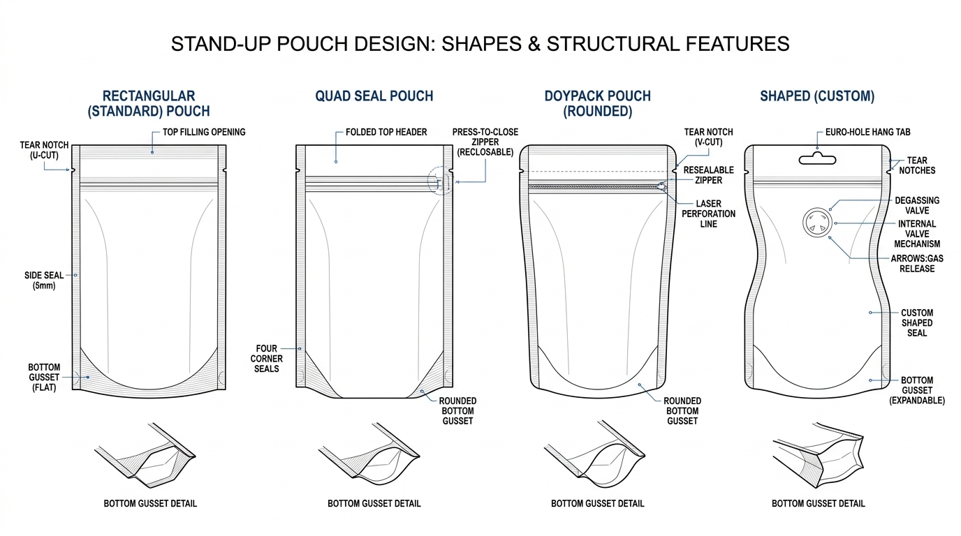 Understanding Custom Stand-Up Pouches