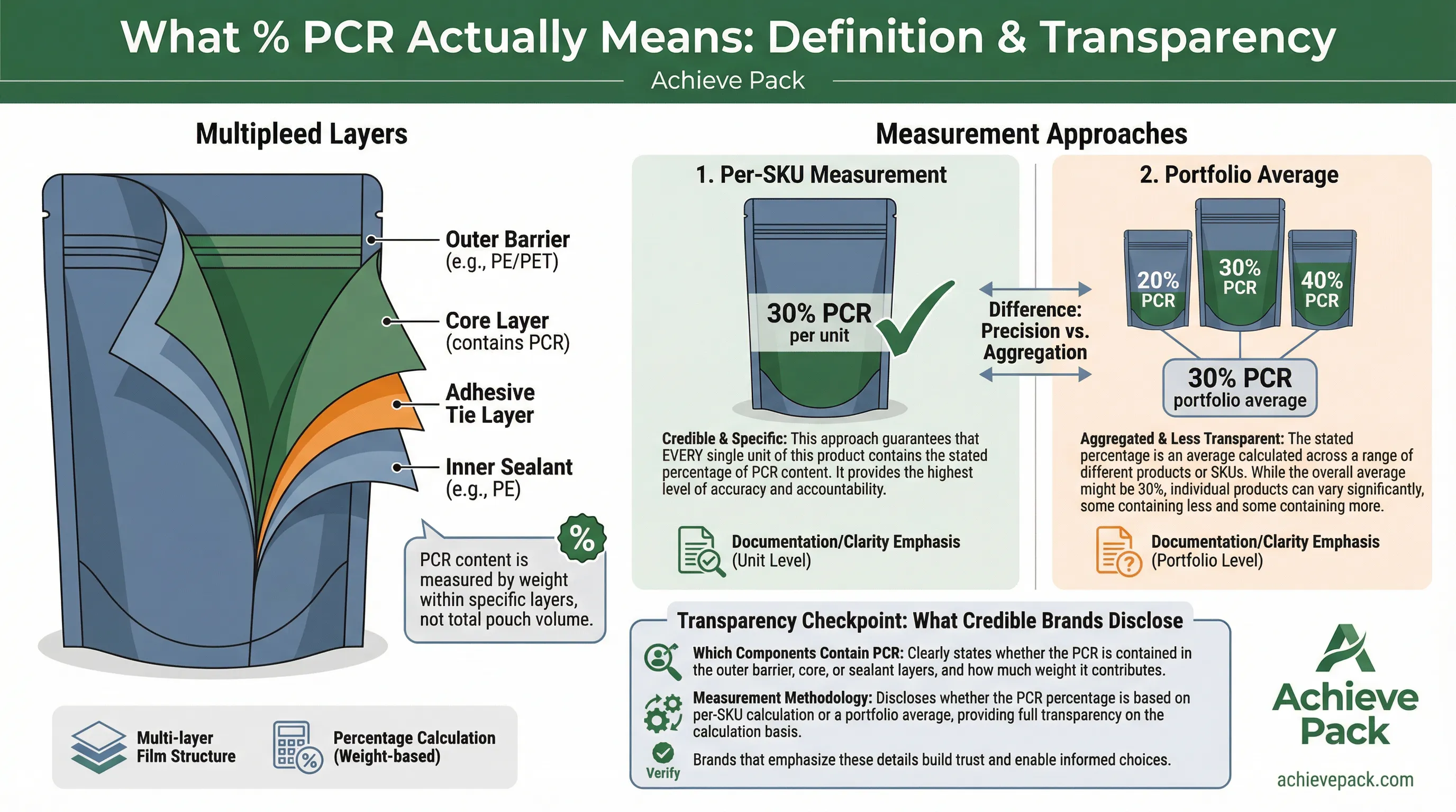 What Does "X% PCR Content" Actually Mean?