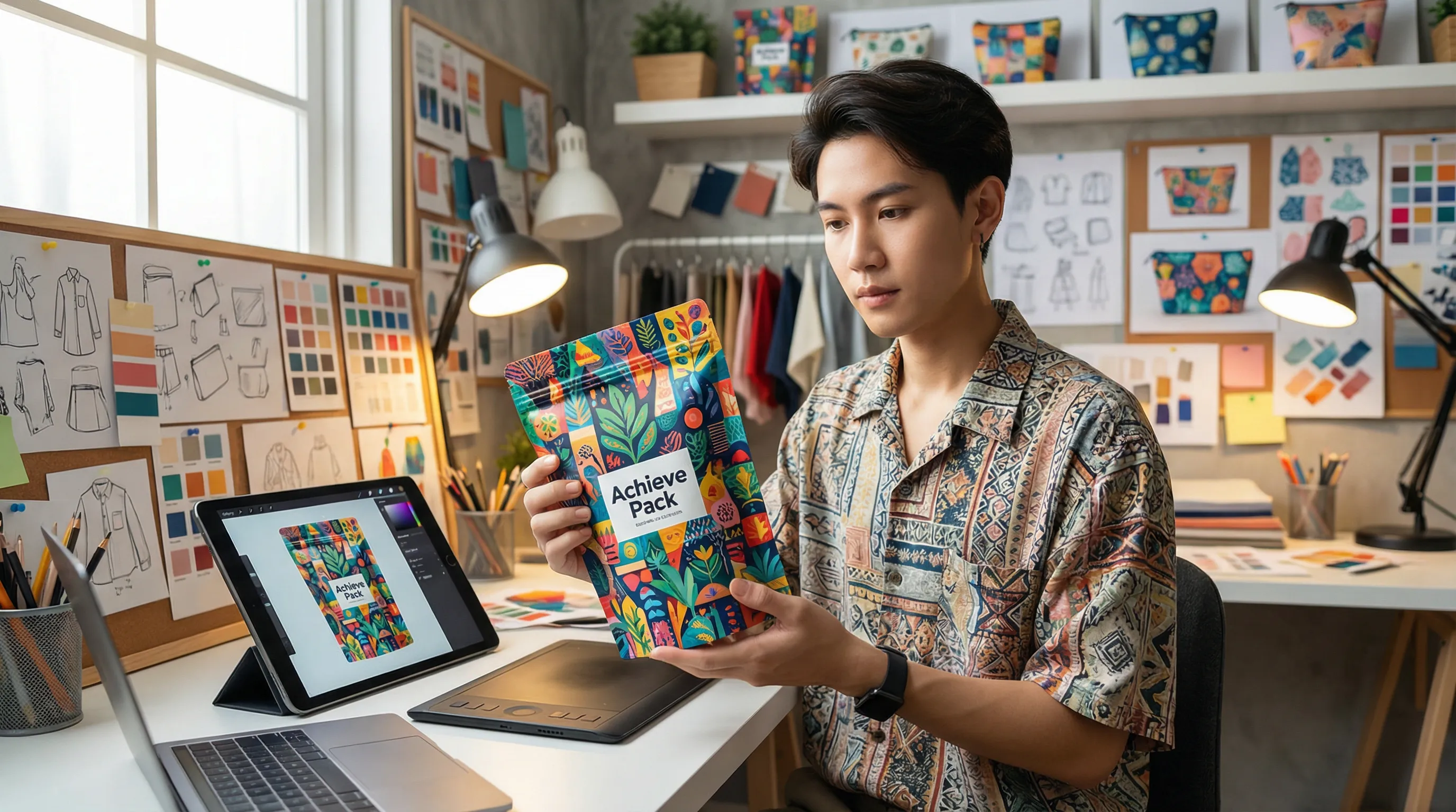 HP Indigo digital printed eco-friendly pouches