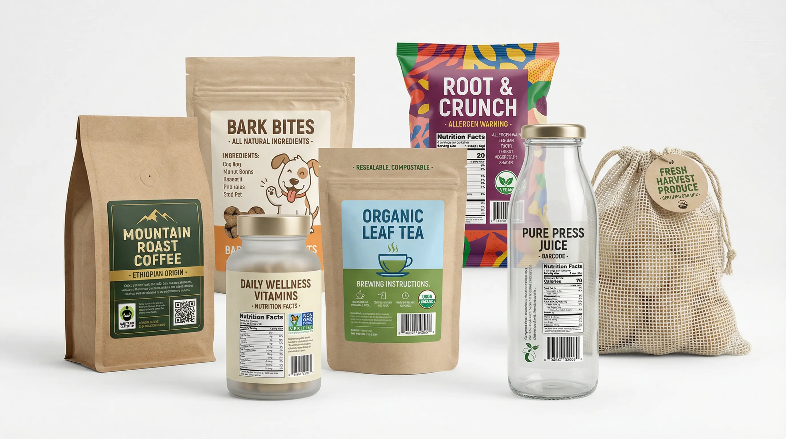 Certified compostable packaging showcase for US brands