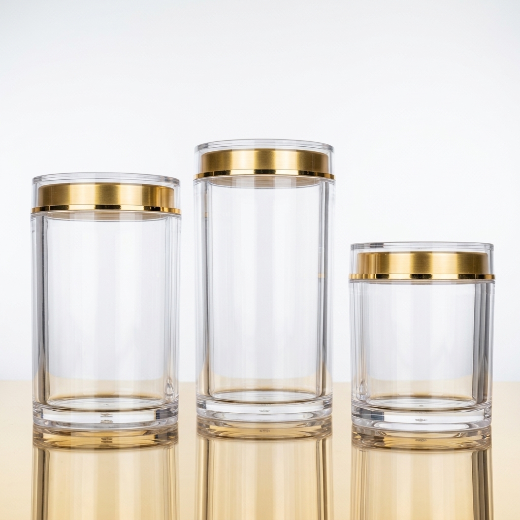 Reusable Acrylic Airtight Canister for Circular Packaging