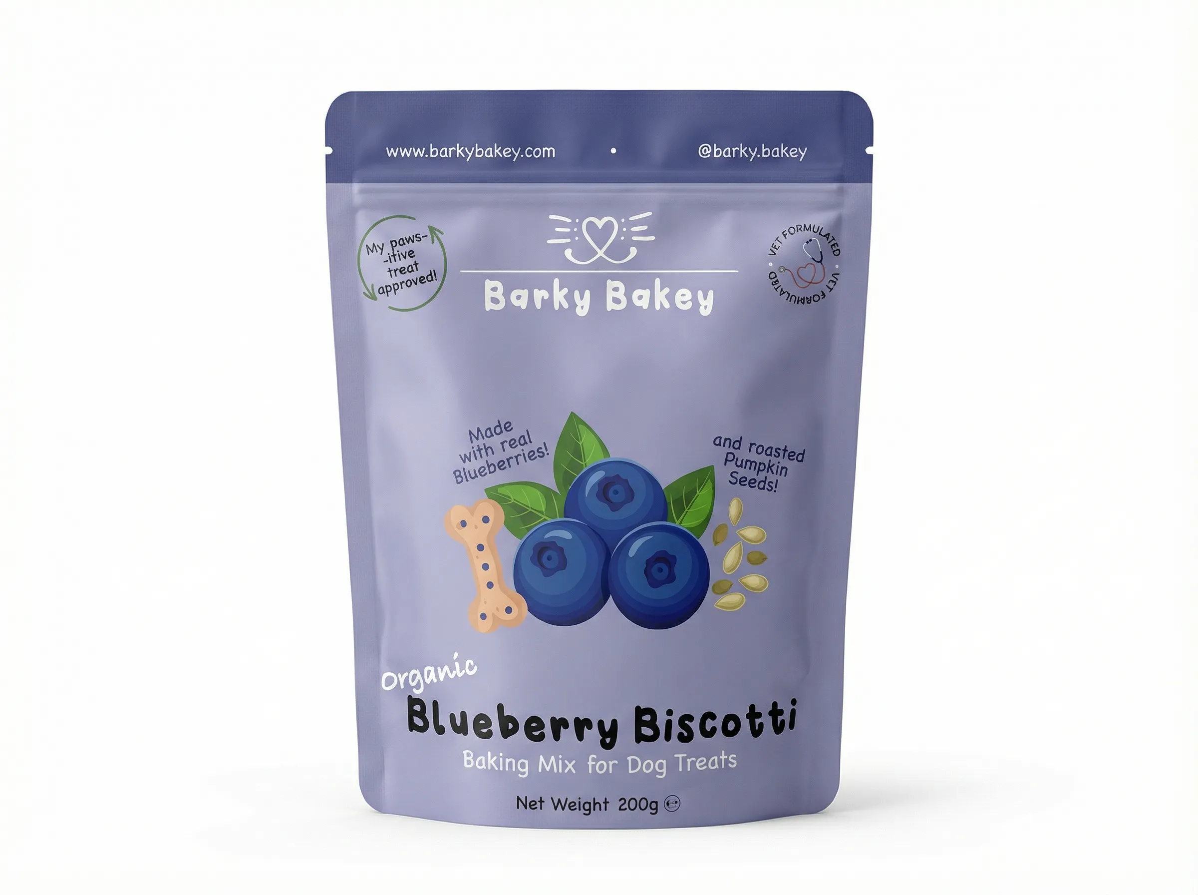 Barky Bakey packaging